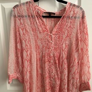 Cynthia Steffe Animal Print Blouse